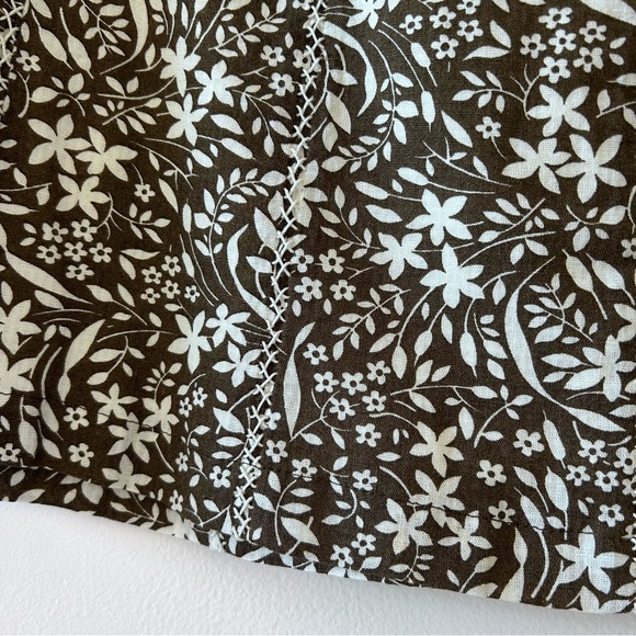 EB | Vintage Floral Linen Skirt - Picture 3 of 4